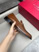 Ferragamo Man Brown Calfskin Business Leather Shoes 0428105 (6)_th.jpg